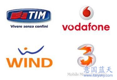 意大利各大移动电信公司简介：充值和余额查询
